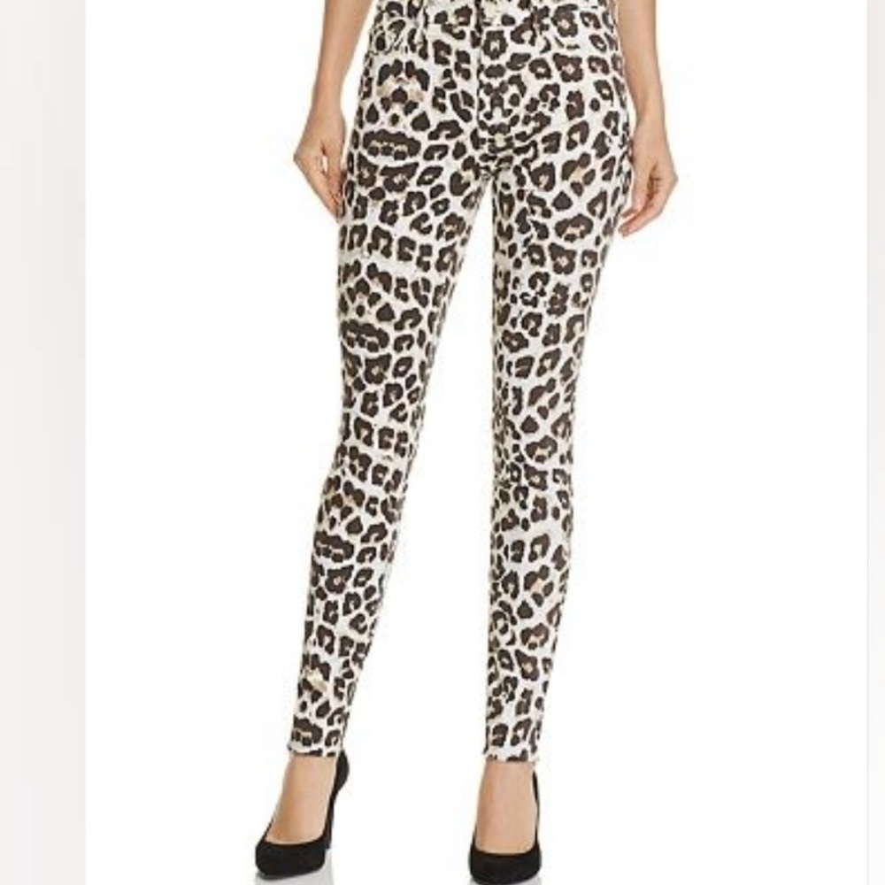MOTHER Leopard Print Pants, the looker crop jeans, walking back to happiness